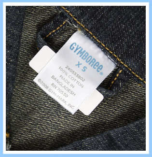 Adhesive Clothing Labels